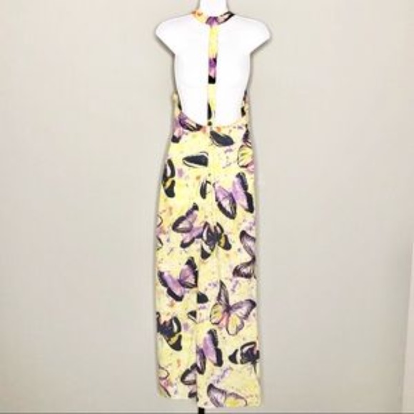 NWT LF Low Back Dress with Butterflies - Picture 2 of 3